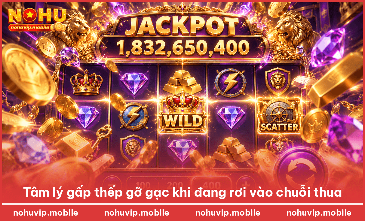 Tâm lý gấp thếp gỡ gạc khi đang rơi vào chuỗi thua