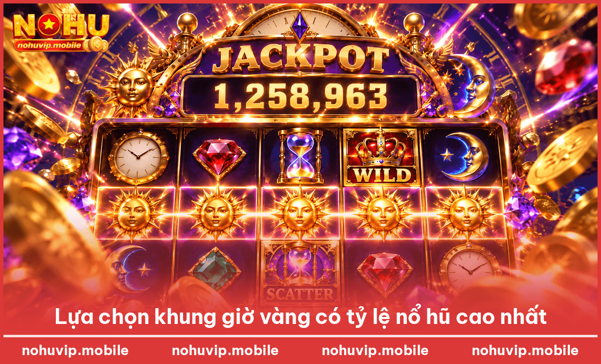 Lựa chọn khung giờ vàng có tỷ lệ nổ hũ cao nhất